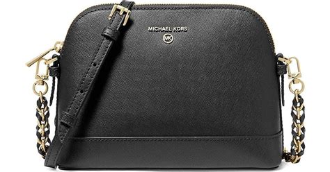 black cross body bag michael kors|Michael Kors crossbody black leather.